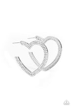 Load image into Gallery viewer, AMORE to Love - White earrings
