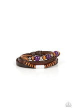 Load image into Gallery viewer, Public In-QUARRY - Purple bracelet
