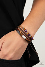 Load image into Gallery viewer, Public In-QUARRY - Purple bracelet
