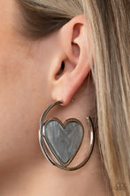 Load image into Gallery viewer, Smitten with You - Silver earrings
