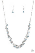 Load image into Gallery viewer, Soft-Hearted Shimmer - Blue necklace
