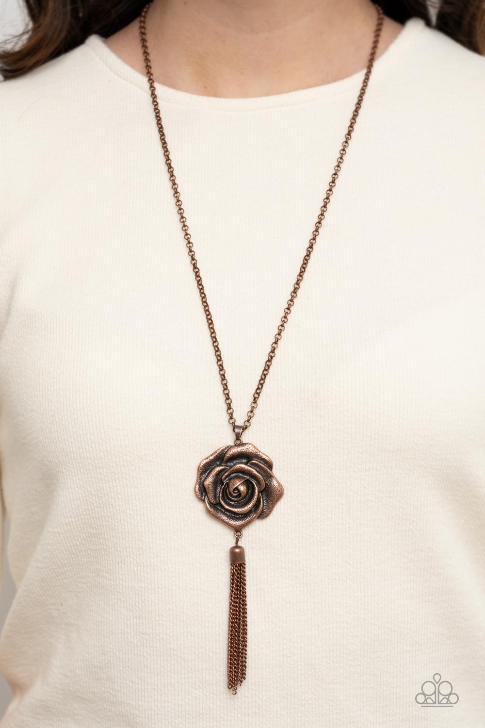 Rosy Redux - Copper necklace