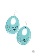 Load image into Gallery viewer, Home TWEET Home - Blue earrings

