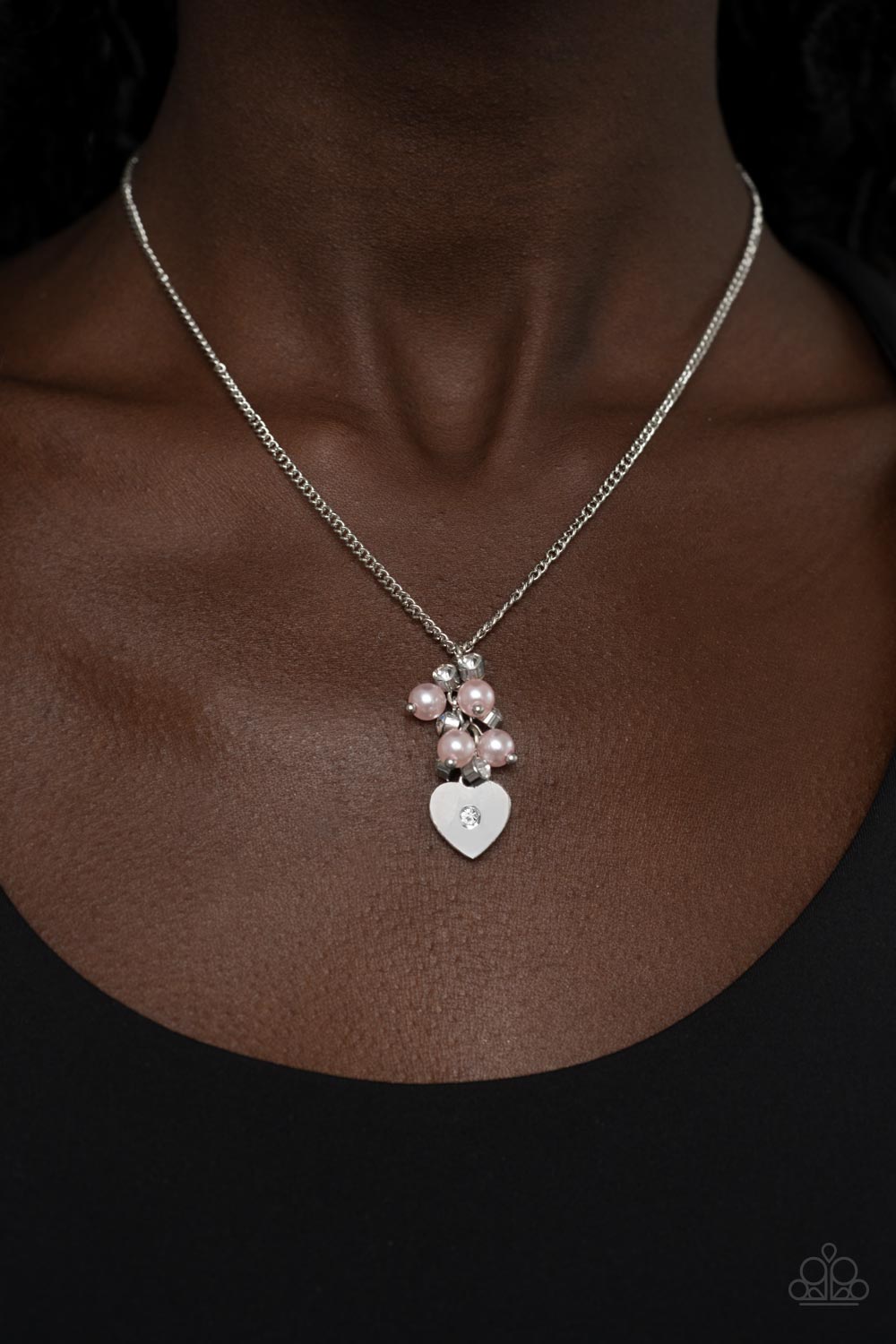 Pop It and LOCKET - Pink necklace