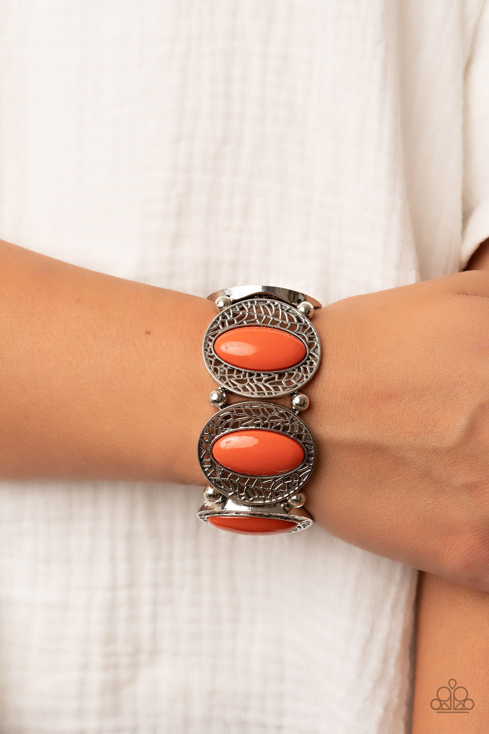 Eastern Escapade - Orange bracelet