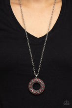 Load image into Gallery viewer, Wintry Wreath - Red necklace
