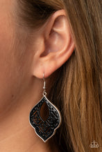 Load image into Gallery viewer, Thessaly Terrace - Black earrings
