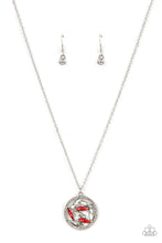 Load image into Gallery viewer, Head-Spinning Sparkle - Red necklace
