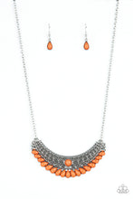 Load image into Gallery viewer, Abundantly Aztec - Orange necklace
