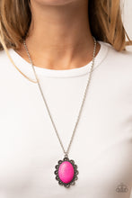 Load image into Gallery viewer, Daisy Dotted Deserts - Pink necklace
