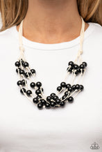 Load image into Gallery viewer, Yacht Catch - Black necklace
