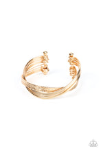 Load image into Gallery viewer, Industrialized Shimmer  - Gold bracelet
