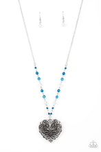 Load image into Gallery viewer, Doting Devotion - Blue necklace
