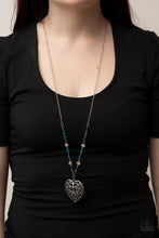 Load image into Gallery viewer, Doting Devotion - Blue necklace
