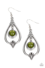 Load image into Gallery viewer, Ethereal Emblem - Green earrings
