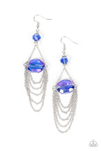 Load image into Gallery viewer, Ethereally Extravagant - Blue earrings
