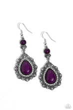 Load image into Gallery viewer, Palace Bribe - Purple earrings
