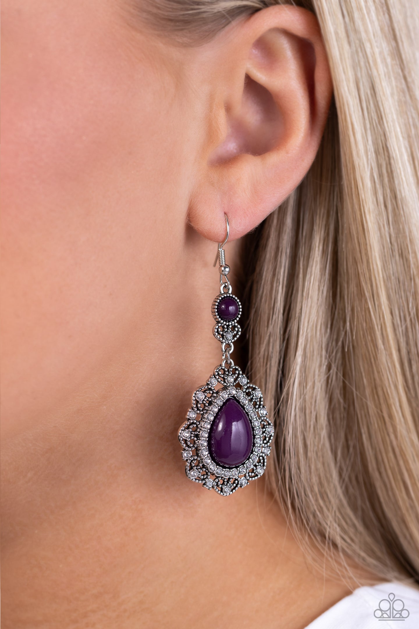 Palace Bribe - Purple earrings