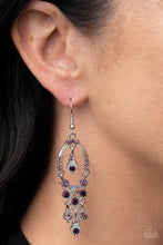 Load image into Gallery viewer, Sophisticated Starlet - Purple earrings
