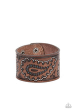 Load image into Gallery viewer, Paisley Pioneer - Blue bracelet
