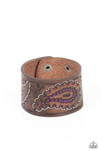 Load image into Gallery viewer, Paisley Pioneer - Purple bracelet
