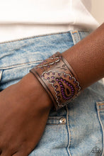 Load image into Gallery viewer, Paisley Pioneer - Purple bracelet
