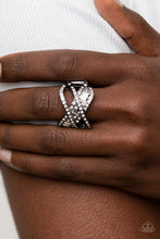 Load image into Gallery viewer, Triple Threat Twinkle - Black ring

