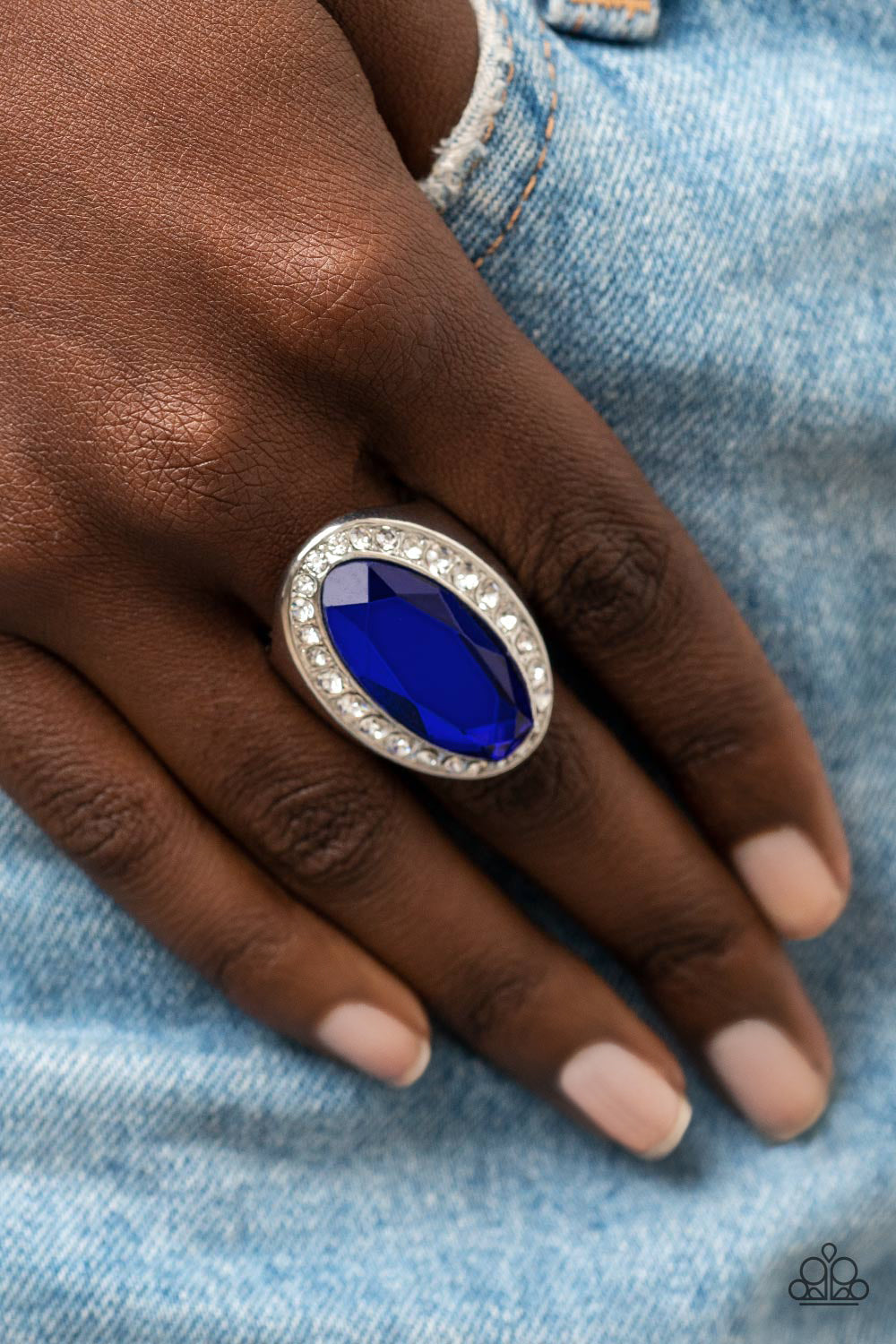 Believe in Bling - Blue ring