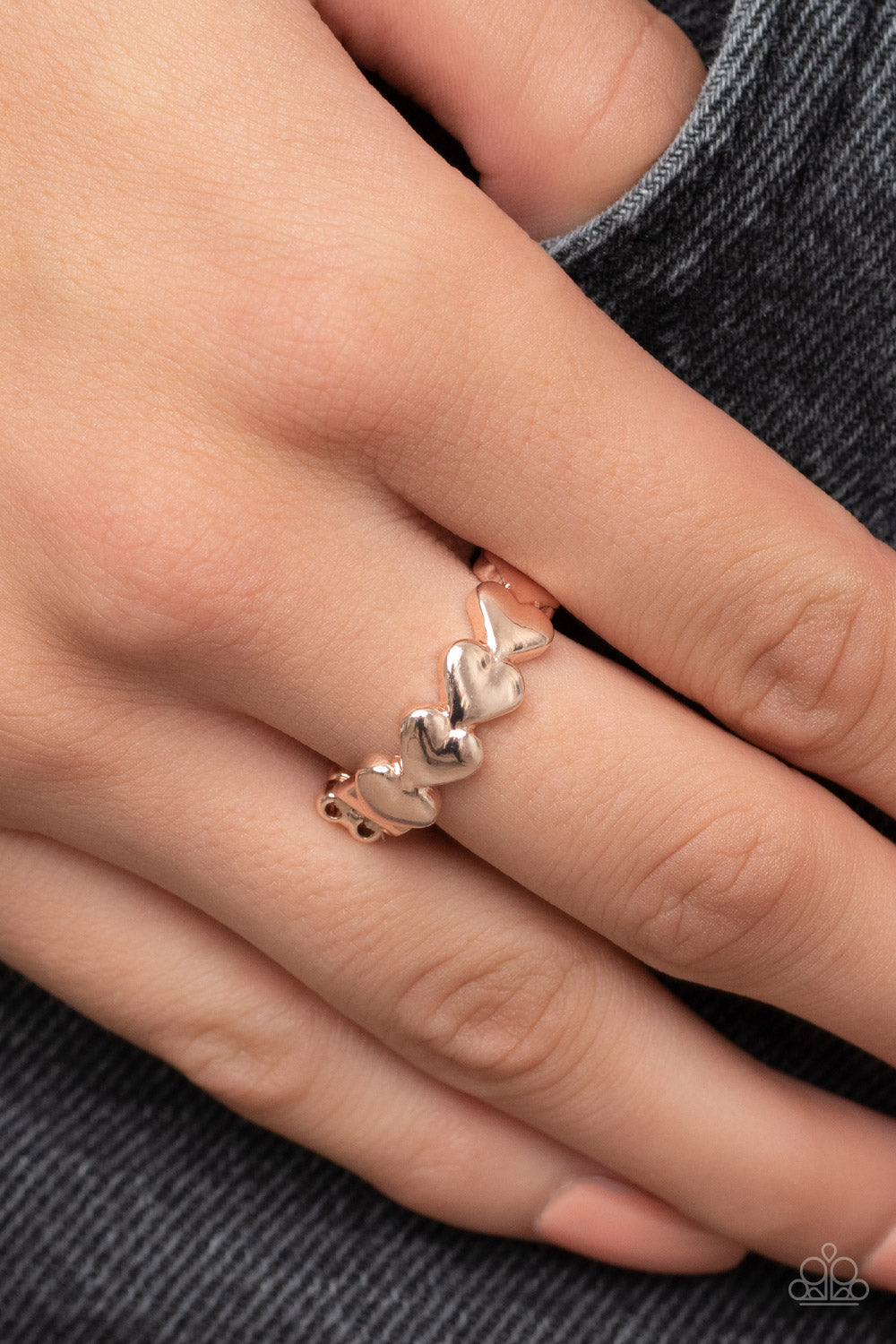 Rhythm of Love - Rose Gold ring