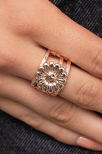 Load image into Gallery viewer, Roadside Daisies - Rose Gold ring
