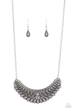 Load image into Gallery viewer, Abundantly Aztec - Silver necklace

