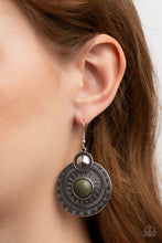 Load image into Gallery viewer, Terra Throwdown - Green earrings
