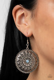 Load image into Gallery viewer, SPELLBINDING BOTANICALS" BLUE EARRINGS
