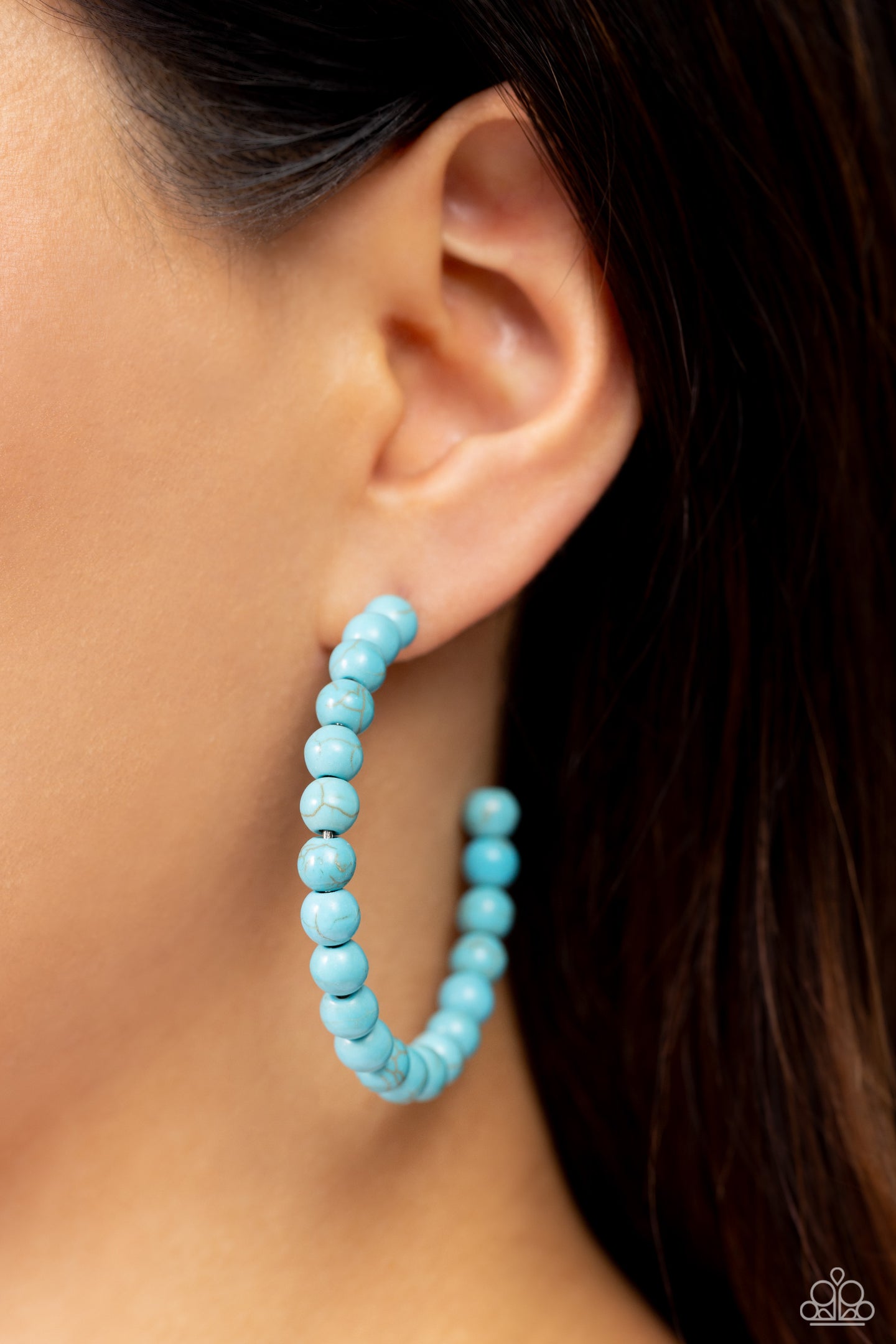 Rural Retrograde - Blue earrings