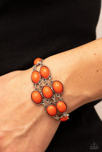 Load image into Gallery viewer, Color Wheel Garden - Orange bracelet

