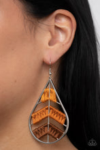 Load image into Gallery viewer, Nice Threads - Orange earrings
