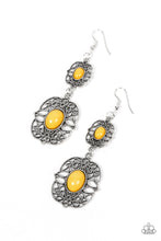 Load image into Gallery viewer, Victorian Villa - Yellow earrings
