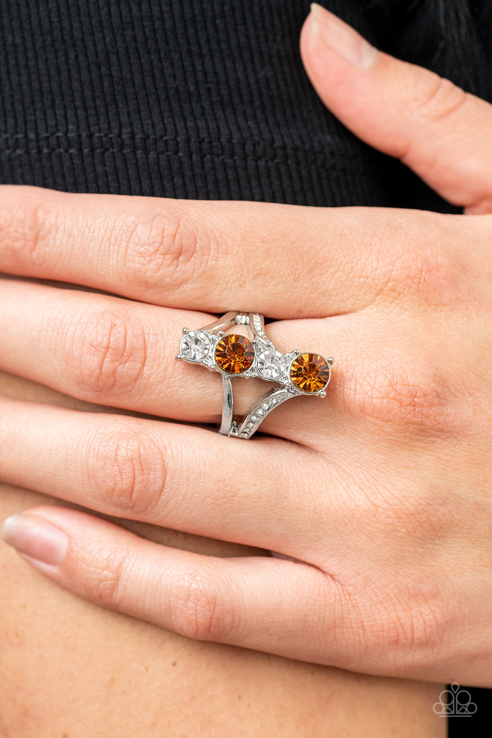 Duplicating Dazzle - Brown ring