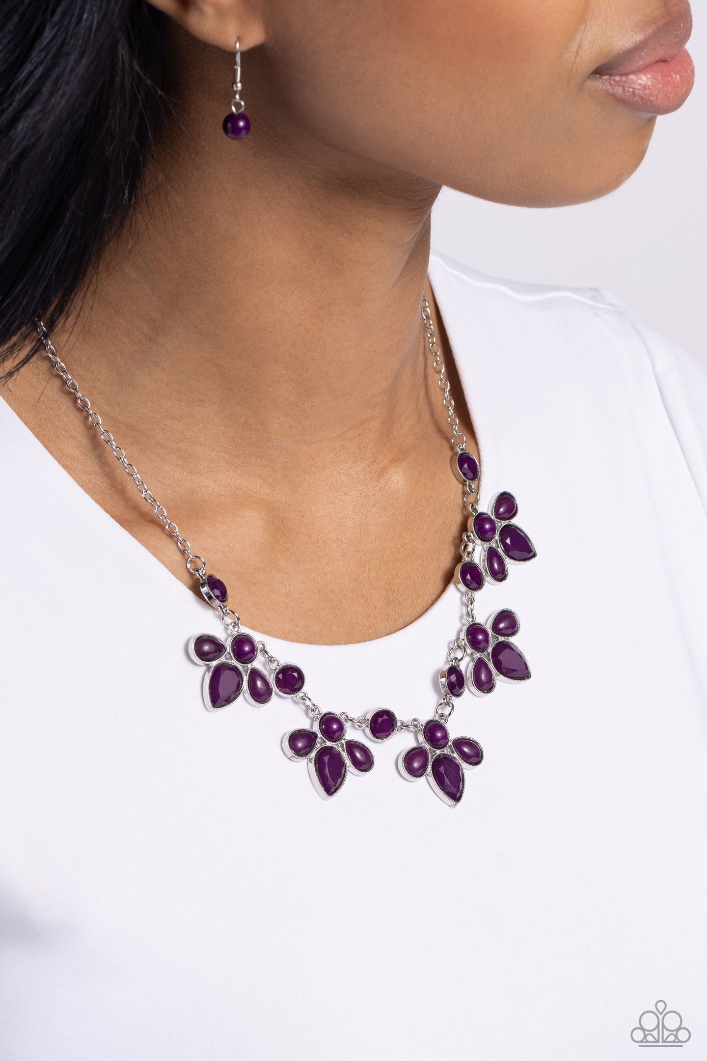 FROND-Runner Fashion - Purple necklace