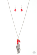 Load image into Gallery viewer, Off the FLOCK - Red necklace
