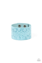 Load image into Gallery viewer, Rosy Wrap Up - Blue bracelet
