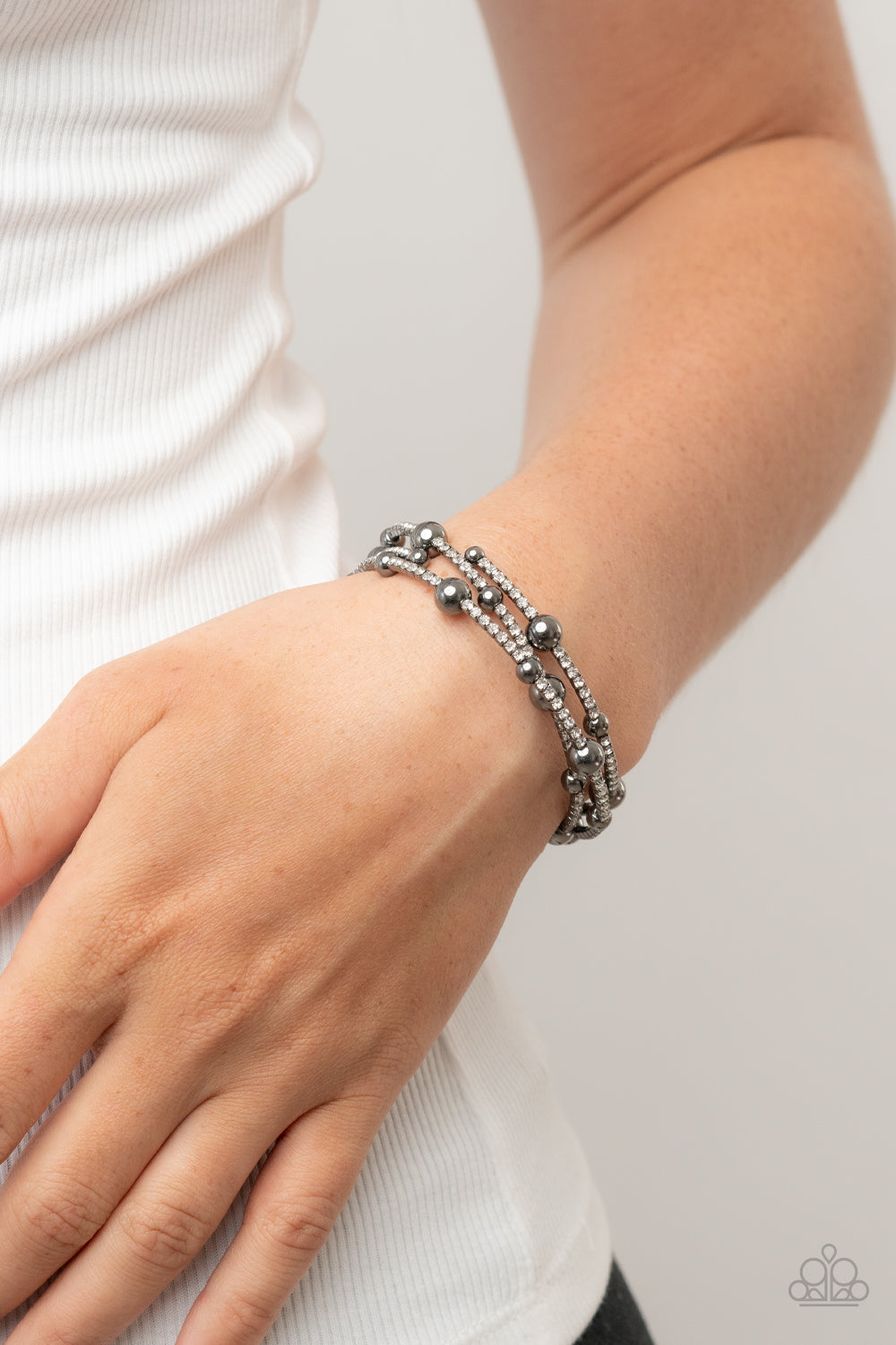 Spontaneous Shimmer - Black  bracelet