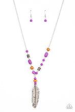 Load image into Gallery viewer, Watch Me Fly - Purple necklace
