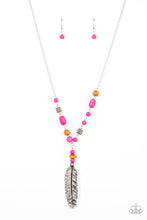 Load image into Gallery viewer, Watch Me Fly - Pink necklace
