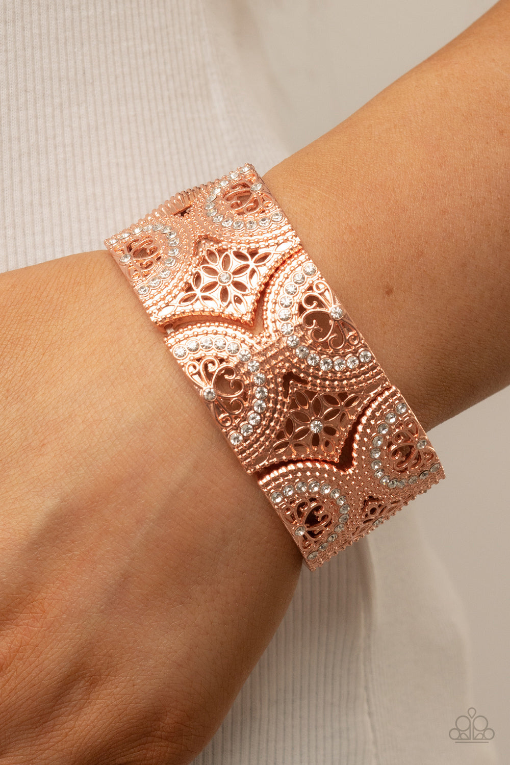 Wheeling and Dealing - Copper bracelet