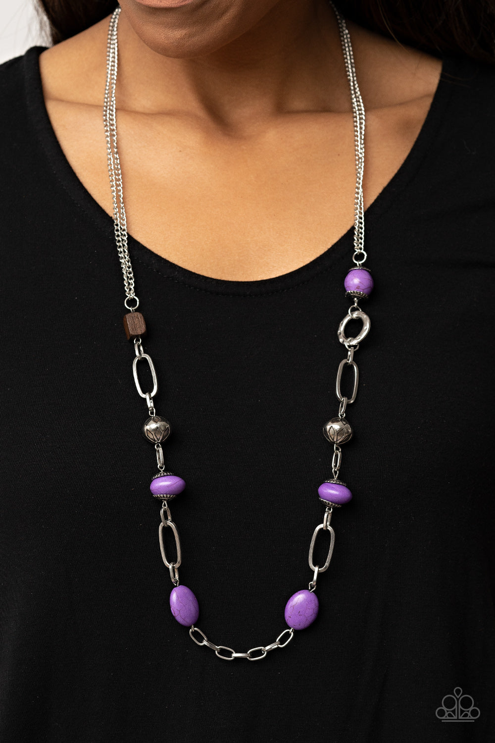 Barefoot Bohemian - Purple necklace
