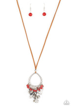 Load image into Gallery viewer, Paradise Pageantry - Red necklace
