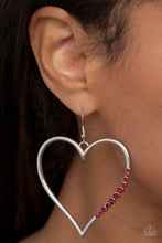 Load image into Gallery viewer, Bewitched Kiss - Red earrings
