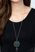 Load image into Gallery viewer, Celestial Compass - Green necklace
