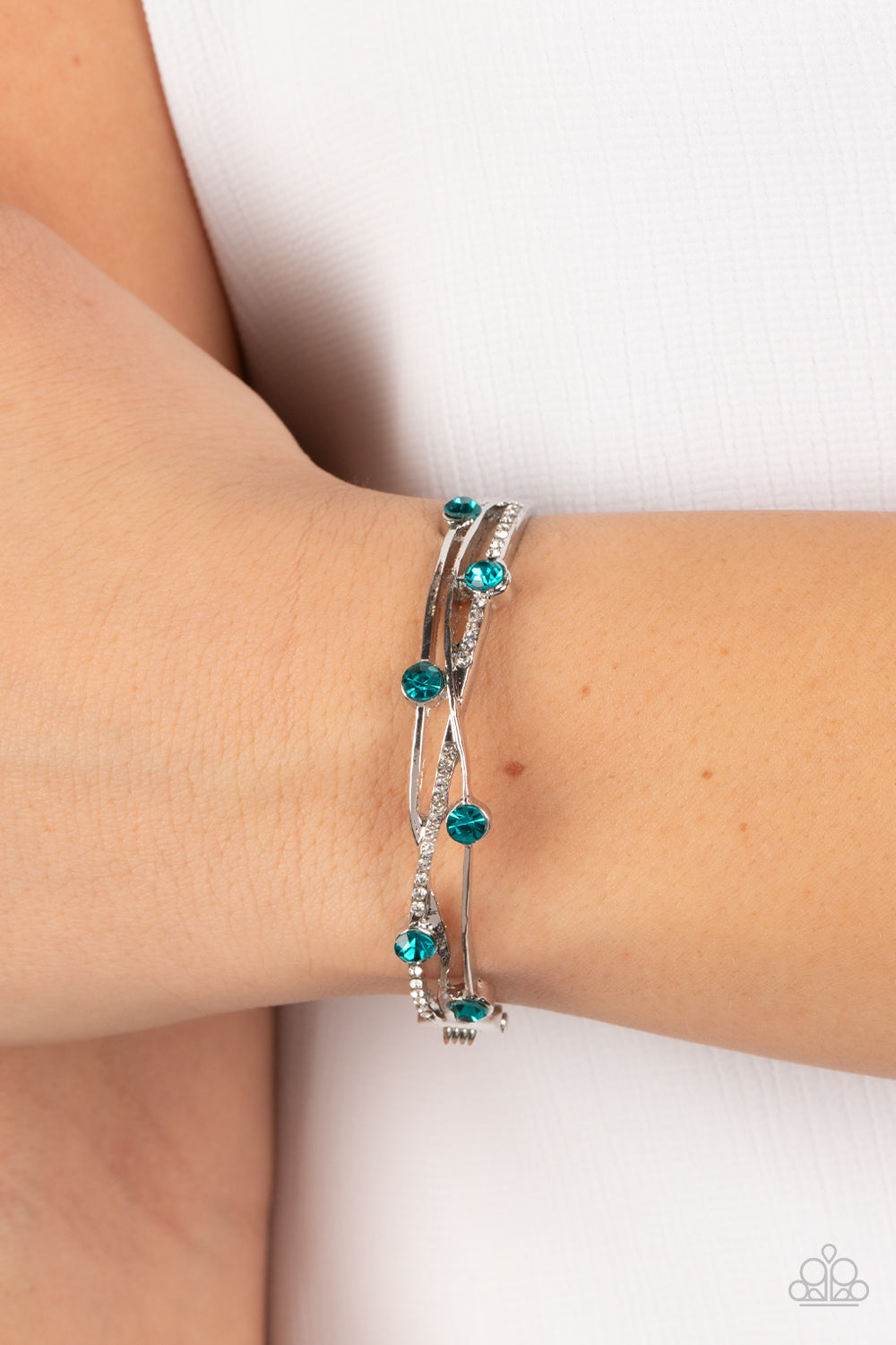 Slammin Sparkle - Blue bracelet